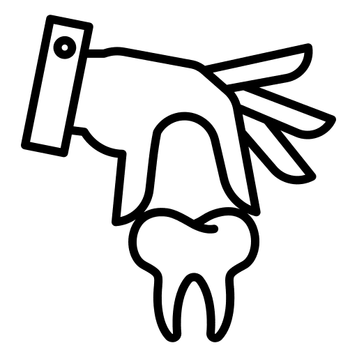 Extract extract molar extraction icon