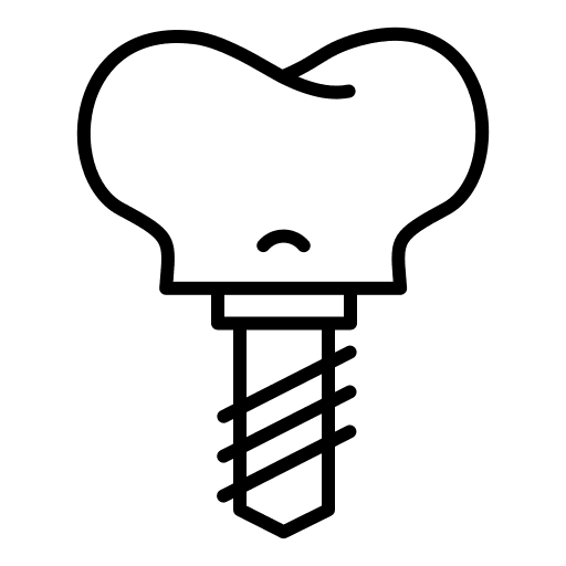 Implant molar premolar implant icon