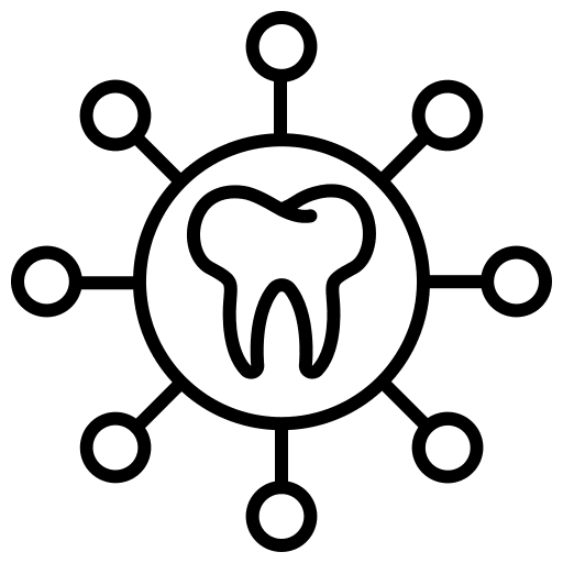 Tooth tooth medical dental care icon