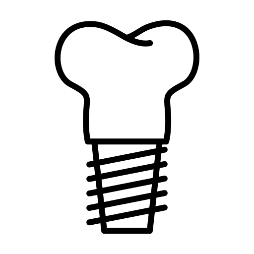 Implant premolar implant molar icon