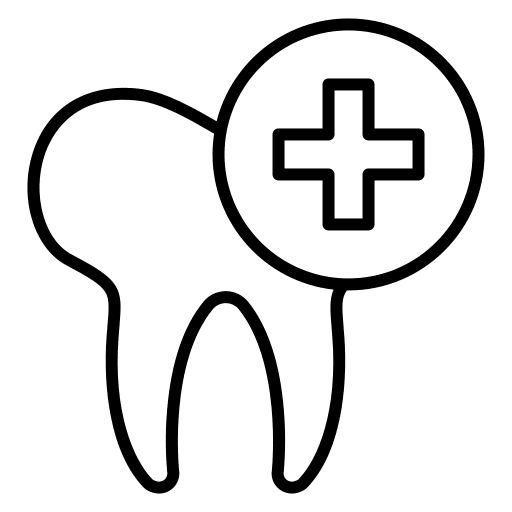 Dentist healthcare and medical medical tooth icon