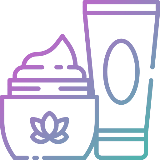 Cream treatment protection wellness icon