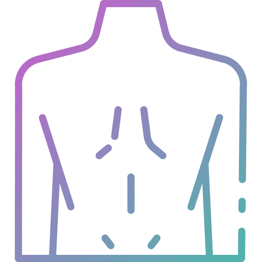 Massage back massage therapy icon