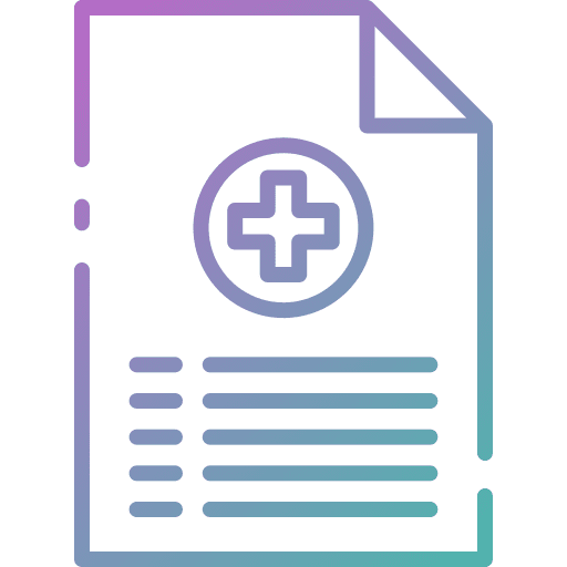 Medical prescription healthcare and medical medical prescription medical icon