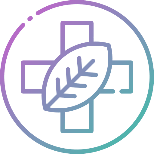 Herbal herbal beauty spa icon