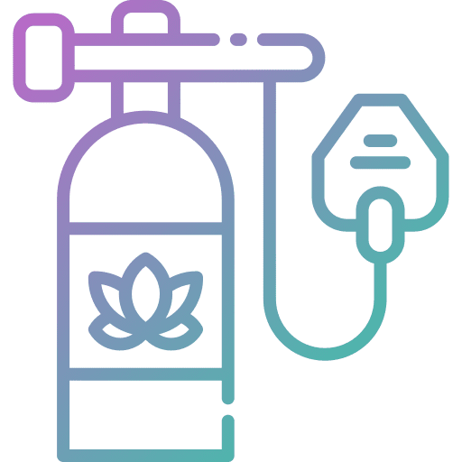 Oxygen medical medical assistance breath icon