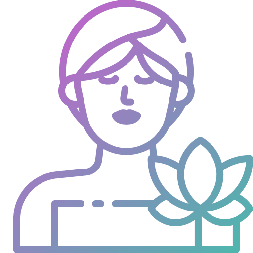 Spa flower spa treatments icon