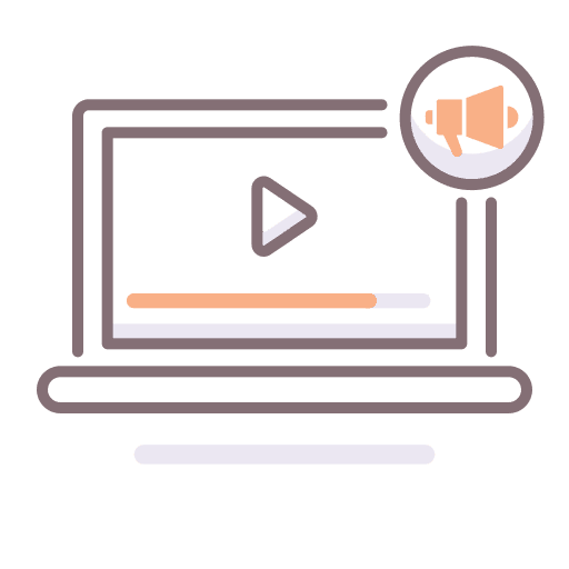 Ad megaphone ad computer icon