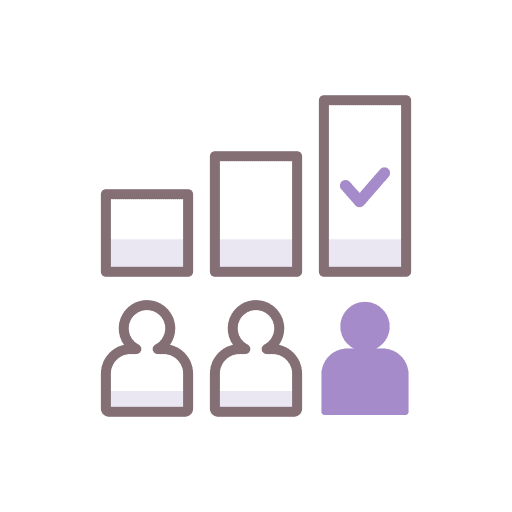 Demographics population increase statistics icon