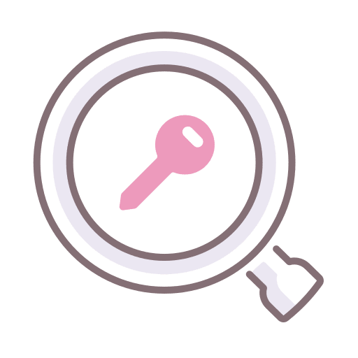 Keywords keywords tool detective icon