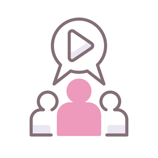 Mrc marketing people speech bubble icon