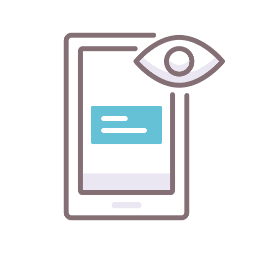 Views marketing smartphone views icon