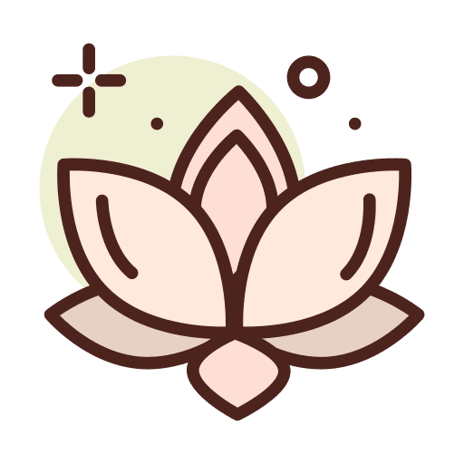 Lotus botanical lotus flower icon