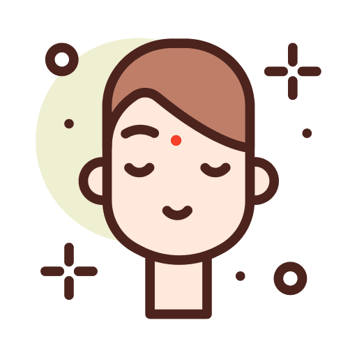 Man meditation avatar man icon