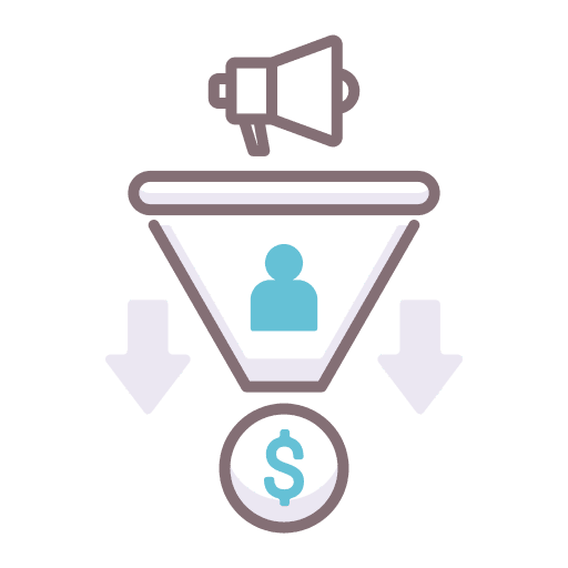 Management user marketing management icon