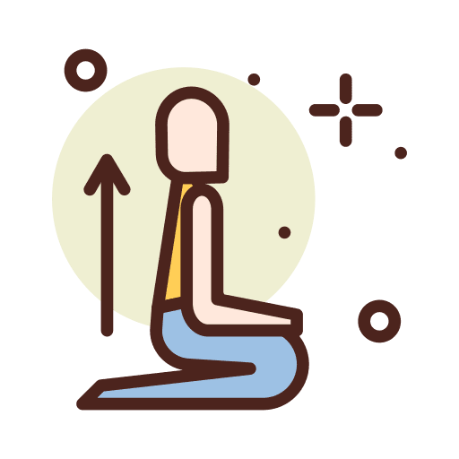 Yoga meditation wellness relax icon