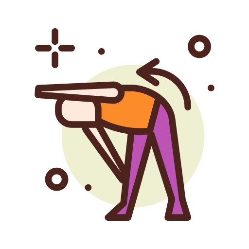 Yoga relax meditation wellness icon