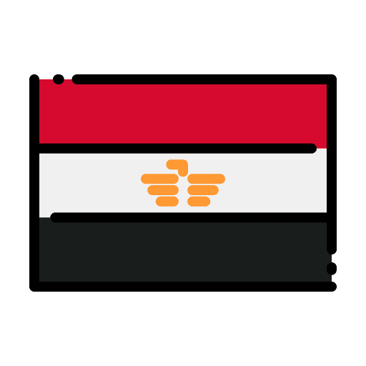 Egypt nation world flags icon