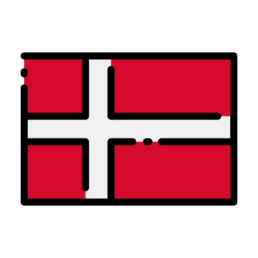 Denmark nation flag denmark icon