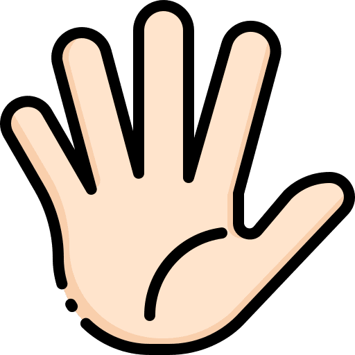 Hello hands hands and gestures gestures icon