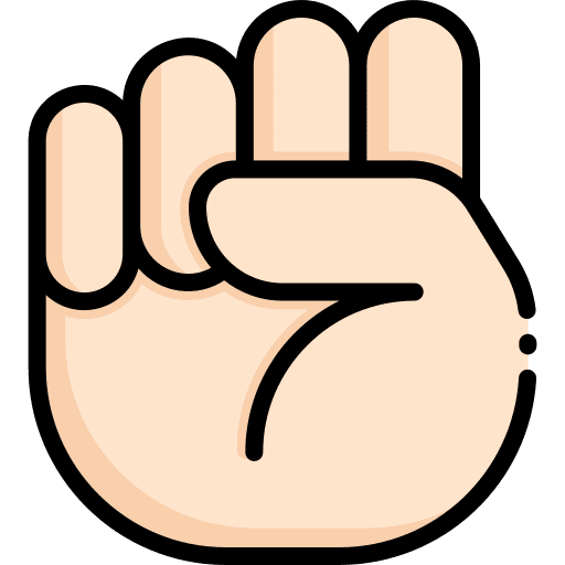 Letter s hands and gestures hands gestures icon