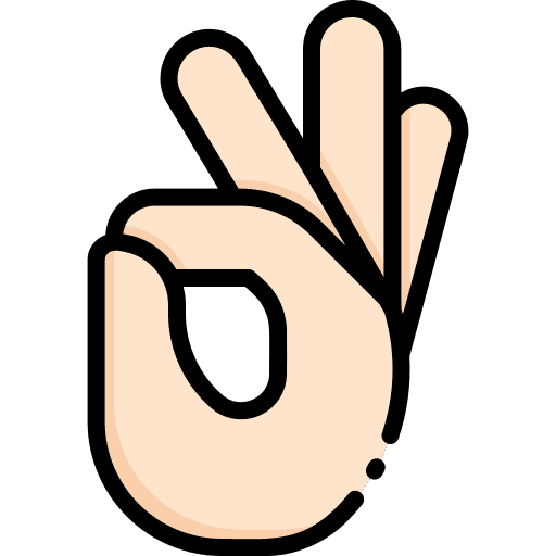 Ok hands and gestures kwait okay icon