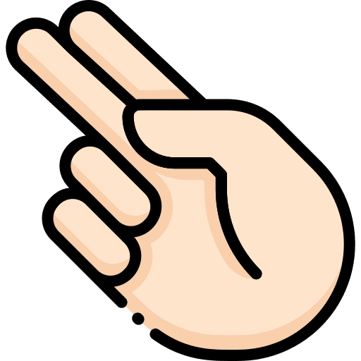 Letter h sign language deaf hands icon