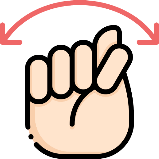 Bathroom sign language hands and gestures inclusive icon
