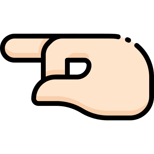 Letter q hands inclusive deaf icon