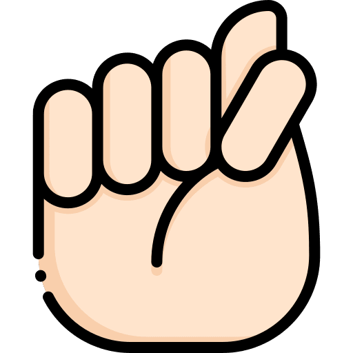 Letter t sign language hands and gestures gestures icon