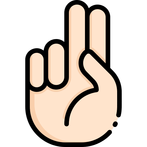Letter u gestures letter u inclusive icon