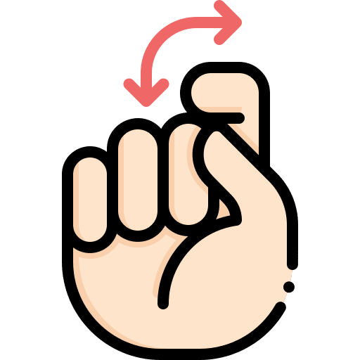 Question inclusive hands gestures icon