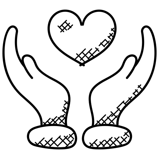 Invest trust heart trust business and finance icon