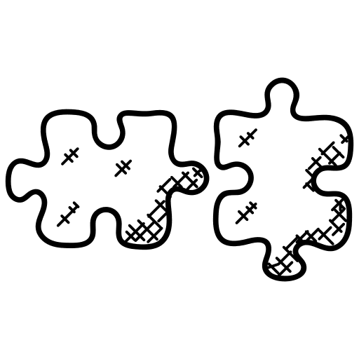 Strategy puzzle creativity puzzle pieces icon