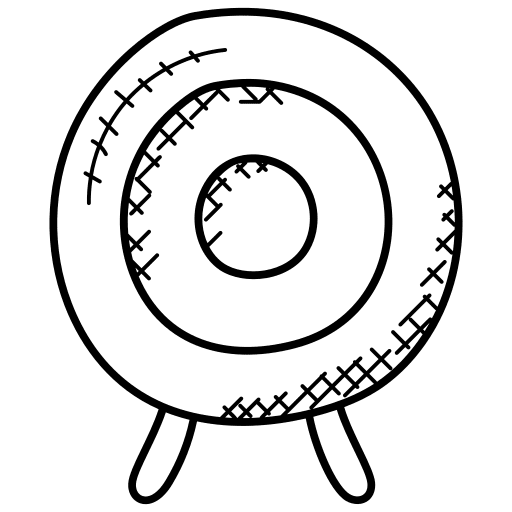 Shooting target goal target aim icon