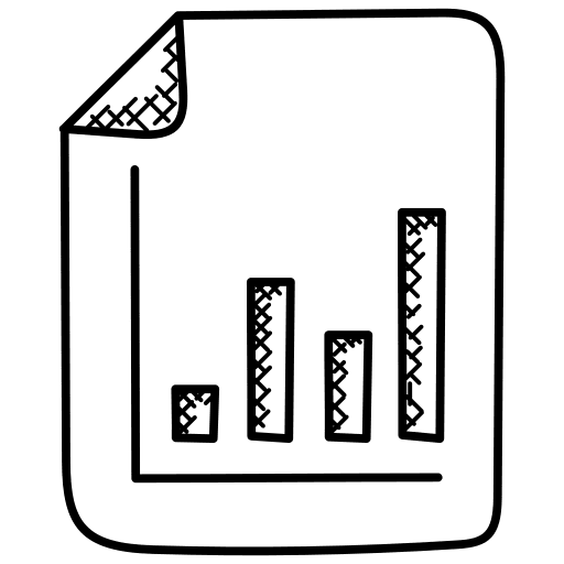 Graph report graph line graph graph report icon