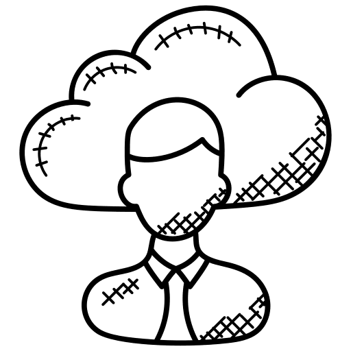 Cloud user network avatar single sign on icon