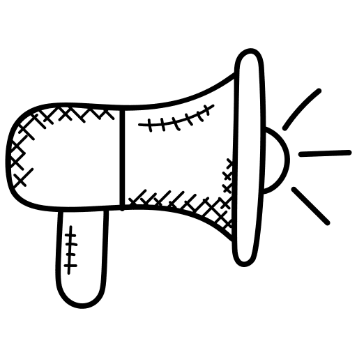 Megaphone communication promotion communications icon