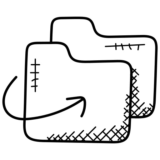 Data transfer data transfer data files and folders icon