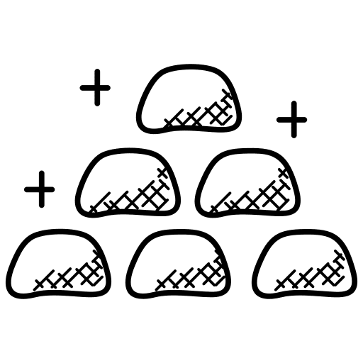 Gold ingots stacked gold bars gold icon