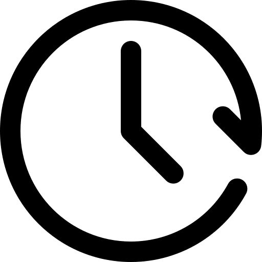 24h 24h services time and date icon