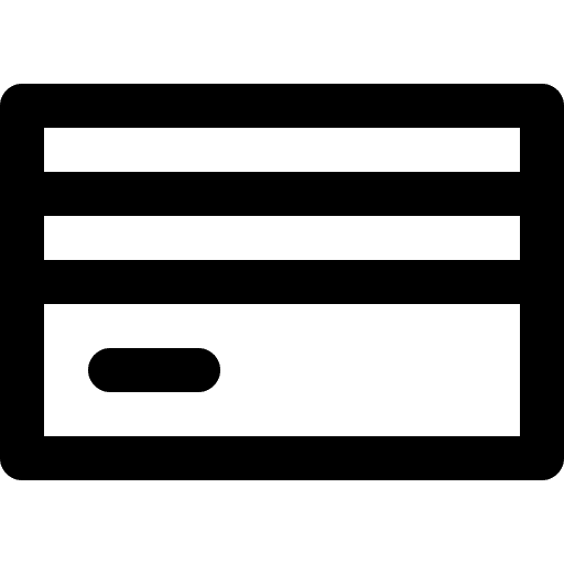 Credit card bank money credit card icon