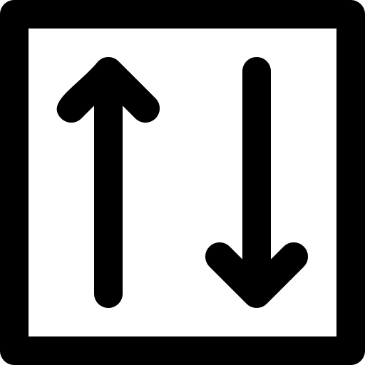 Transfer exchange ui double sided arrow icon