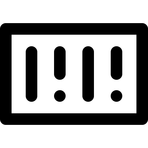 Barcode price products barcode icon