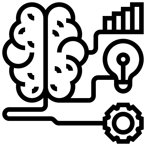 Machine learning machine learning learning material intelligence icon