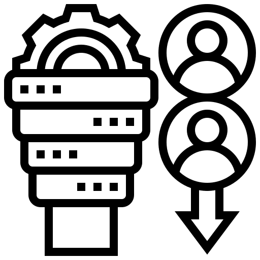 On demand filter data processing icon