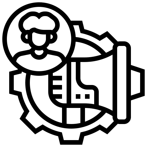 Advertisement marketing manage management icon