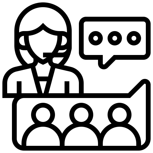 Call center consult customer service support icon