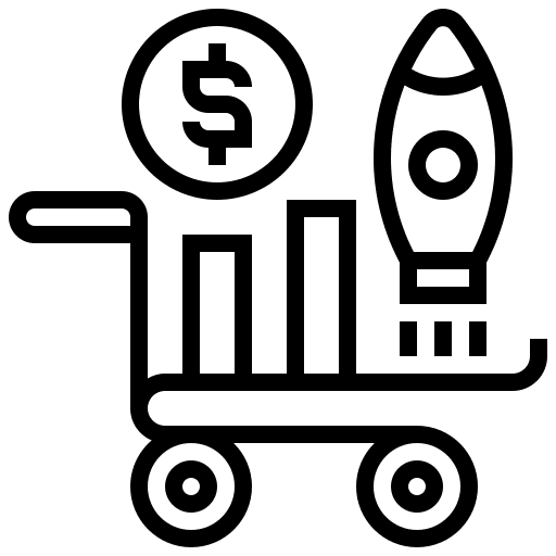 Velocity fast forward growth business and finance icon