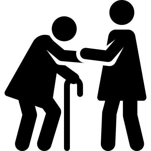 Old woman old woman old man icon